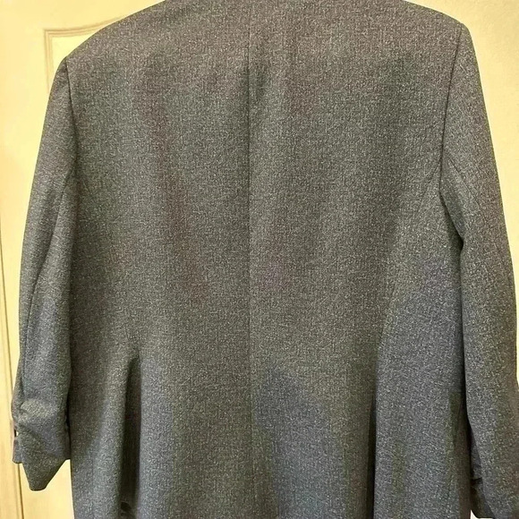 Kasper Blazer charcoal gray in size M.  Roached sleeves, zipper pockets‌‌‌‌ - Picture 2 of 7